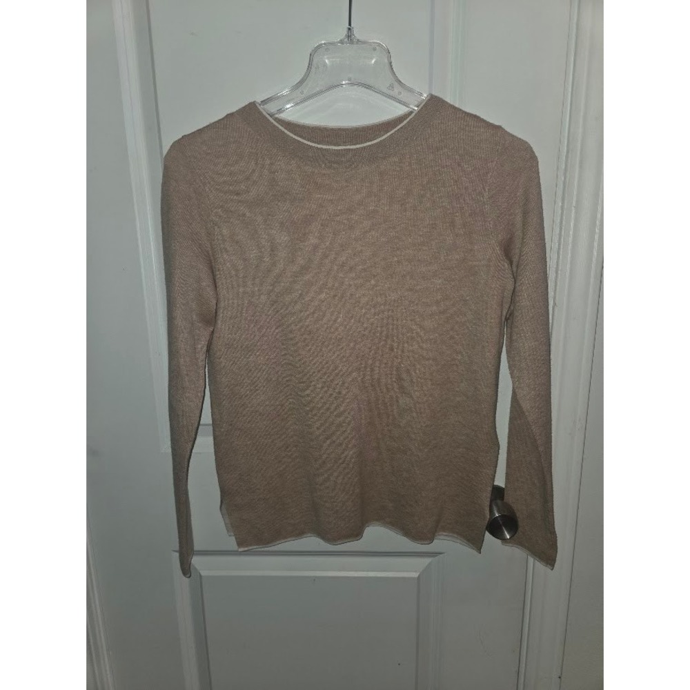 Street One Womens Beige Long Sleeve Knit Sweater Top 301896 Size‎ 34/8